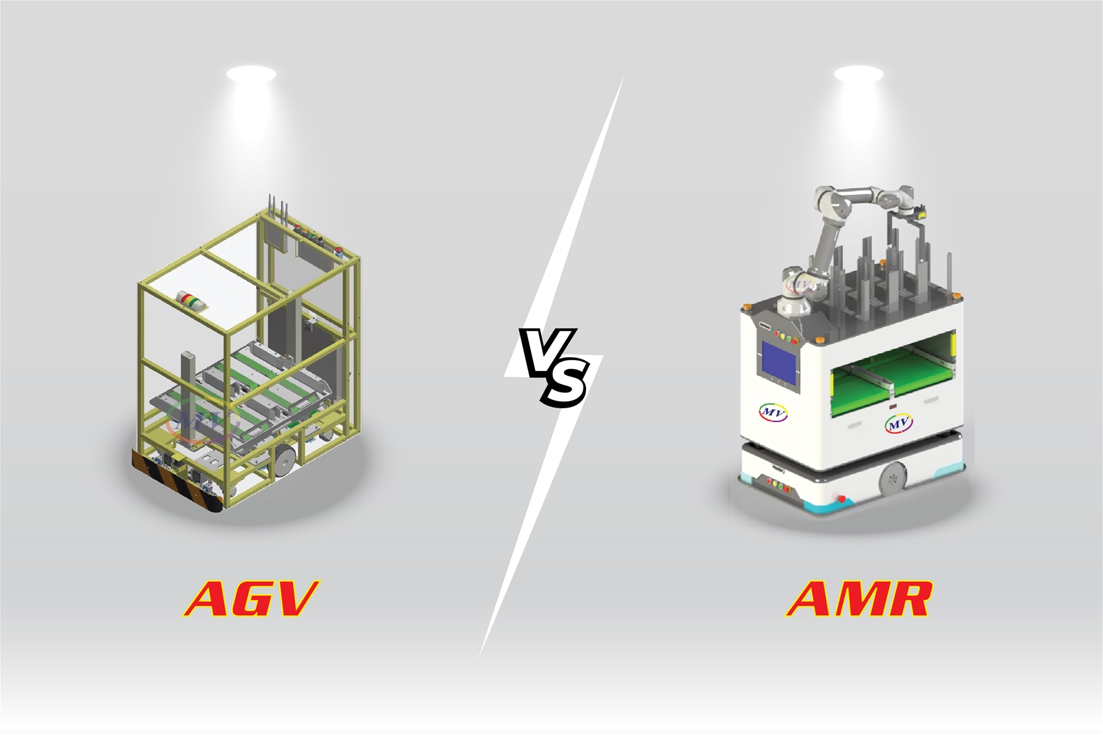 So sánh giữa AGV và AMR: Nên chọn loại nào cho nhà máy của bạn?